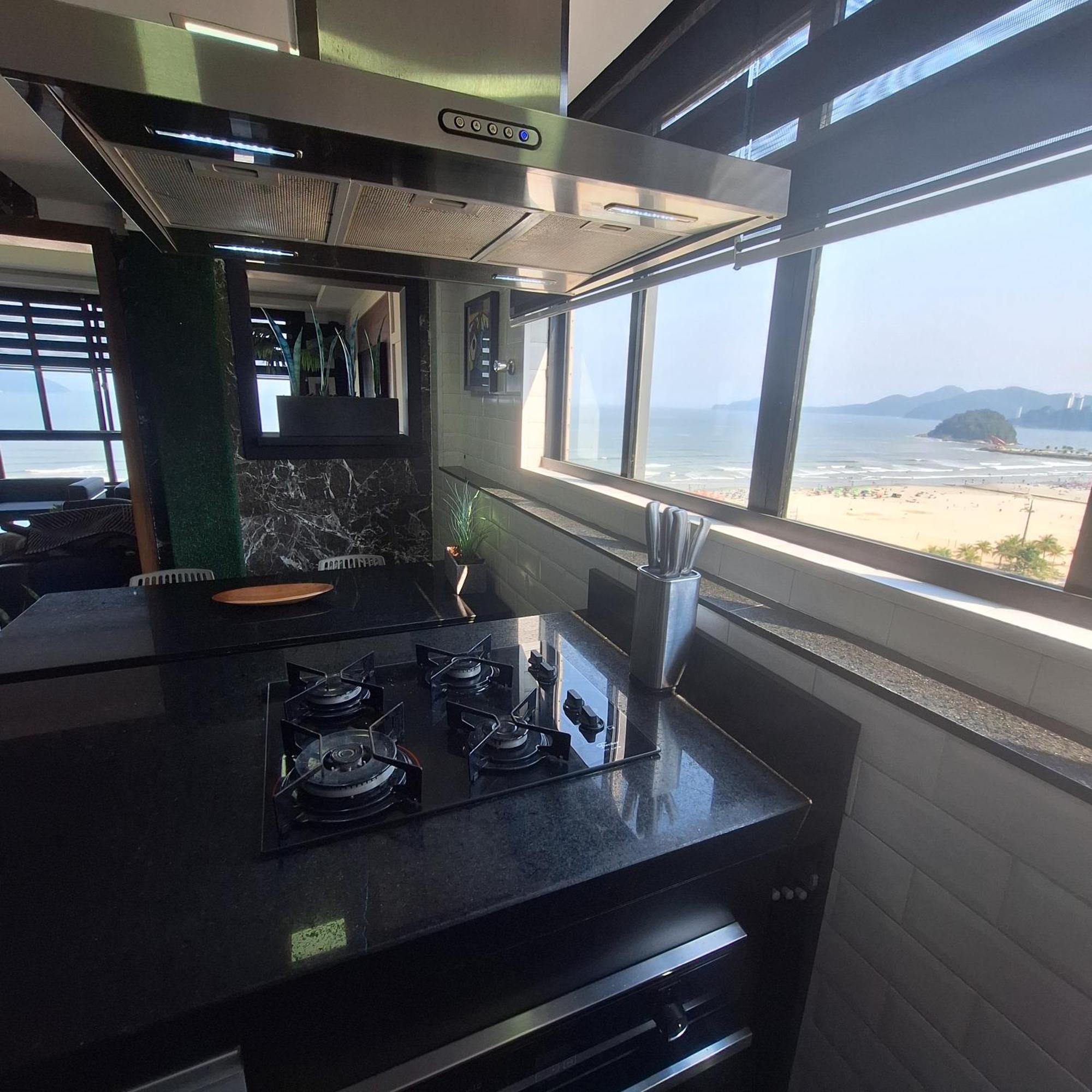 Apartamento Frente Mar Moderno 130M2 Santos  Esterno foto